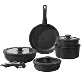 UMETRE set de sartenes y cazo con mango desmontable para cocinar limpio