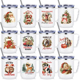 Taza Umigy navideña de 12 piezas con asa, ideal para regalo corporativo.