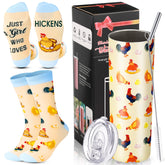 Vaso térmico Umigy con diseño de pollo, ideal para bebidas frías o calientes