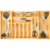 Umilife organizador de cajón ampliable para cubiertos y utensilios.