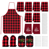 UMMNPR manoplas horno navidad brindan protección térmica para hornear