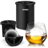 Unigul bola de hielo cristal 2,5 pulgadas para bebidas puras y duraderas.