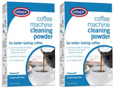 Urnex Cleancaf polvo de limpieza para cafetera elimina aceites residuales.