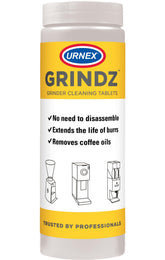 Urnex Grindz: limpieza de muelas para un molinillo higiénico y consistente.