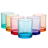 US Acrylic: vasos plásticos clásicos de 12 oz, conjunto de 6, ideales para reuniones.