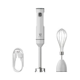 Batidora de mano UTALENT sin cables, vista frontal para uso diario en la cocina.