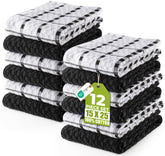 Paños de cocina Utopia Towels con tejido doby para secado rápido