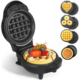 UVFAST Mini Gofrera, placa tradicional, desayuno rápido para la familia