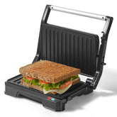 UVFAST plancha panini compacto 3 en 1 con tapa flotante para sándwiches de diferentes espesores