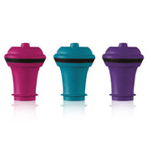 Vacu Vin tapones de aire para vino, set de 3 colores para conservar aroma