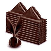 VACVELT servilletas satin chocolate marrón 17x17 para cenas elegantes