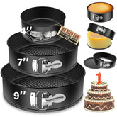 Vakoo molde desmontable para pasteles de 4 pulgadas, desmolde limpio y rápido