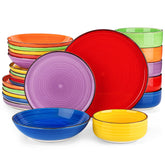 Vancasso Bonita juego vajilla colorido para comidas diarias y momentos especiales.