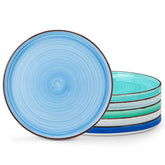 Vancasso Bonita plato de cena con diseño azul abstracto para una mesa atractiva