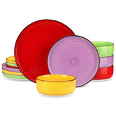 Vancasso Bonita: plato de cena 10-25 pulgadas, color vibrante para cada comida.