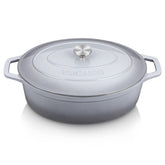 Olla vancasso esmaltada de hierro, capacidad 9-3 cuartos para comidas grandes.