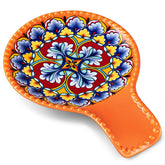 Reposacucharas cerámico Vancasso con diseño bohemio vibrante para mesa colorida