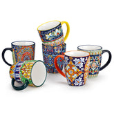 Vancasso SIMI tazas boho de 12 oz para café diario.