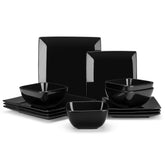 Vancasso Soho, conjunto de vajilla 12 piezas, estilo elegante para cenas diarias en mesa moderna