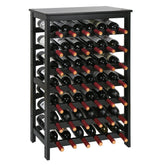 VASMIA estantería de bambú para vino con capacidad de 42 botellas, organización elegante.