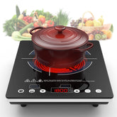 Cocina eléctrica portátil VBGK con panel de toque LED para calentamiento rápido