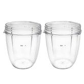 Veterger nutribullet original 18oz tazas: repuestos de plástico alimentario para batidos suaves.
