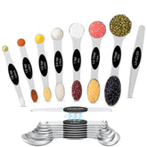 vfuni cucharas medidoras magnéticas apilables para ahorro de espacio y medición precisa.