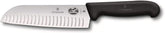 Victorinox Fibrox Pro Santoku de 7 pulgadas, filo de precisión para cortar verduras