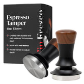VIN FRESCO prensador espresso 54mm, base de acero inoxidable para extracción estable