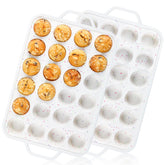 Vinino mini muffin pan con marco reforzado para hornear 24 porciones