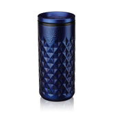 Viski Paragon highball azul eléctrico con tapa para exterior