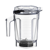 Contenedor Vitamix de 64 onzas de bajo perfil para batidos en grandes lotes.