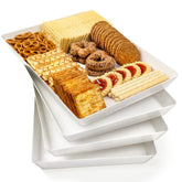 Bandejas VITEVER 4-pack para servir, 16x11, ideales para aperitivos.