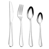 VIVANI set de cubiertos 16 piezas para 4, acabado brillante para mesa