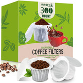 VIVI SKY filtros K-Cup desechables con tapa blanca para Keurig