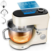 VIVOHOME batidora de pie con tazón de 6Qt, ideal para lotes grandes.