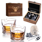 VKDONE vasos whisky cuadrados, diseño elegante para degustación.