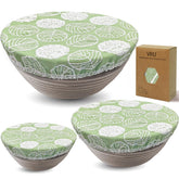 VKU cubrec-bol pan con bordado, protección elegante para reposar pan.
