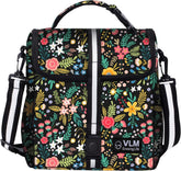 Bolsa de almuerzo VLM para mujer con correa ajustable, ideal para trabajo diario.