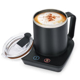 Calentador VOBAGA con taza 15oz mantiene el café caliente.
