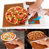 Vodolo pala-pizza-deslizante-14x12 facilita la transferencia suave de la pizza al horno