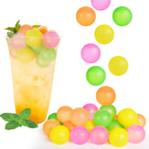 VOGVOG cubos de hielo reutilizables coloridos y redondos para fiestas.