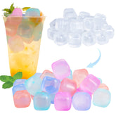 VOGVOG cubos de hielo con cambio de color para bebidas, estilo visual y temperatura.
