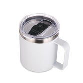 Volhoply Taza de Café Aislada 14oz con Tapa Antifugas — Vacío de Doble Pared