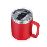 Volhoply taza térmica con tapa hermética, vista frontal, mantiene bebidas calientes