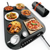 Voriah calentador de comida con superficie 24x16 pulgadas para buffets y eventos.