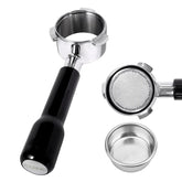 Portafiltro VOURMIO 54 mm sin fondo con tres orejas para observar extracción