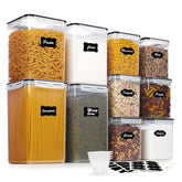 Conjunto Vtopmart claros para harina y azucar, visibilidad rápida.