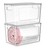 Vtopmart dispensador de bolsas 2-pack para organizar bolsas de basura con facilidad.
