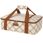 Vuudh Cazuela Portátil Aislada, vista frontal, ideal para mantener la comida caliente en salidas al aire libre.